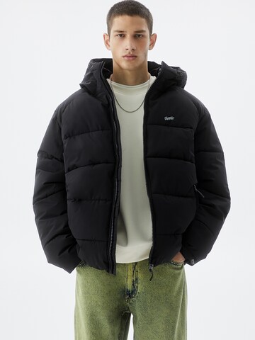 Pull&Bear Between-season jacket in Black: front