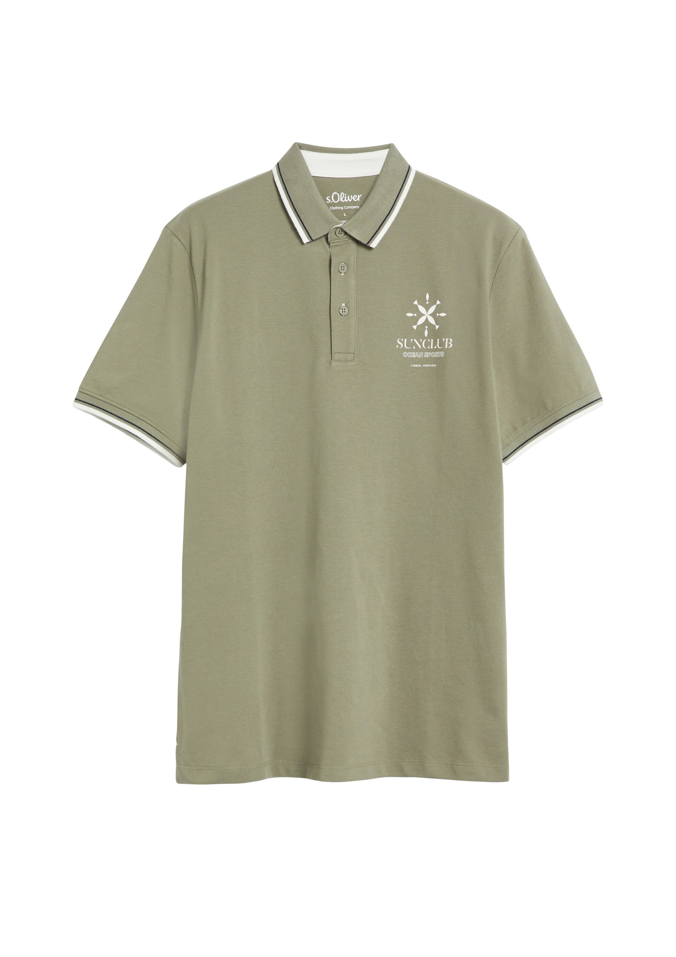 T-Shirt s.Oliver en vert : devant