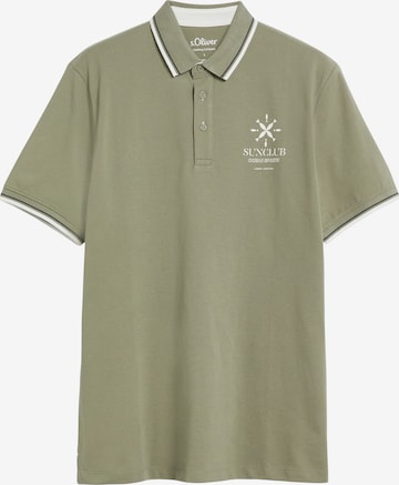 T-Shirt s.Oliver en vert : devant