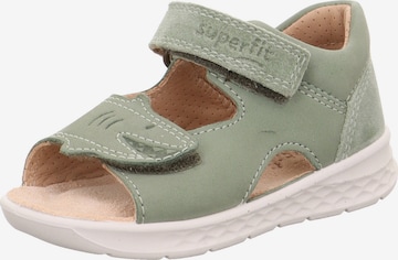 SUPERFIT Sandals & Slippers 'LAGOON' in Green: front