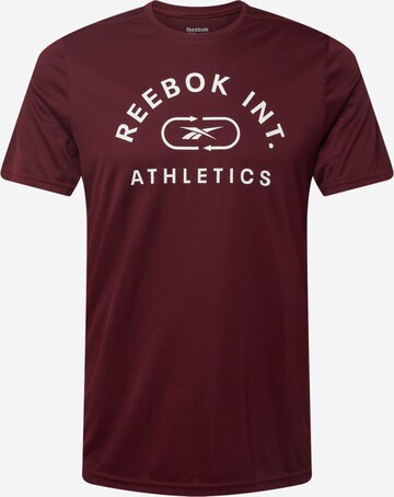 Reebok Performance Shirt in Red: front