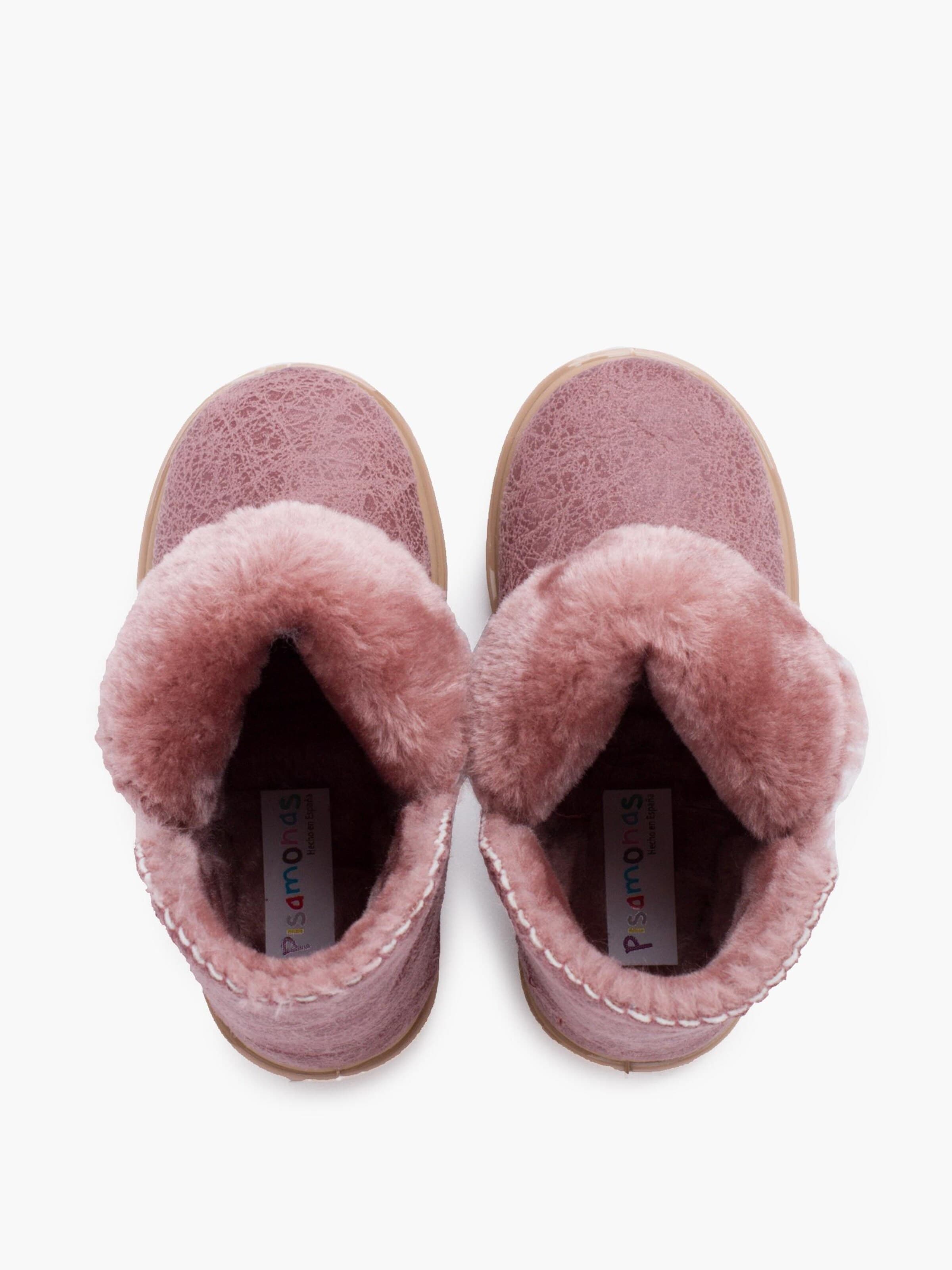 Pisamonas - Bota em rosa