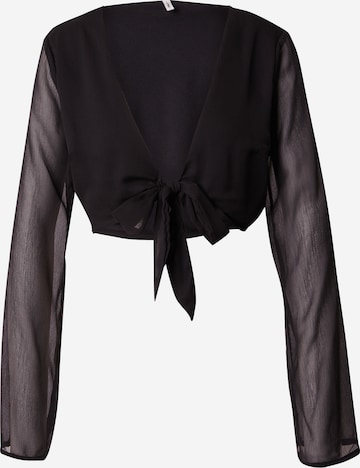 Bluză 'ONLASTA' de la ONLY pe negru: față