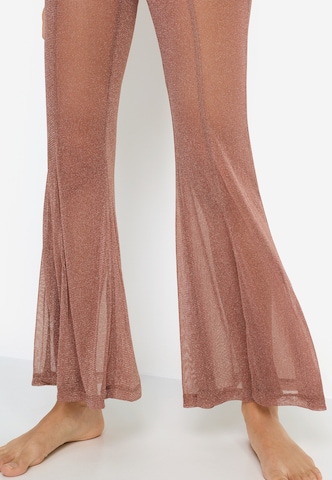 LSCN by LASCANA Skinny Hlače | rjava barva