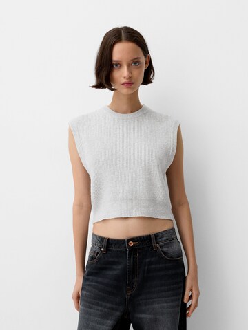 Bershka Pullunder in Grau: Vorderseite