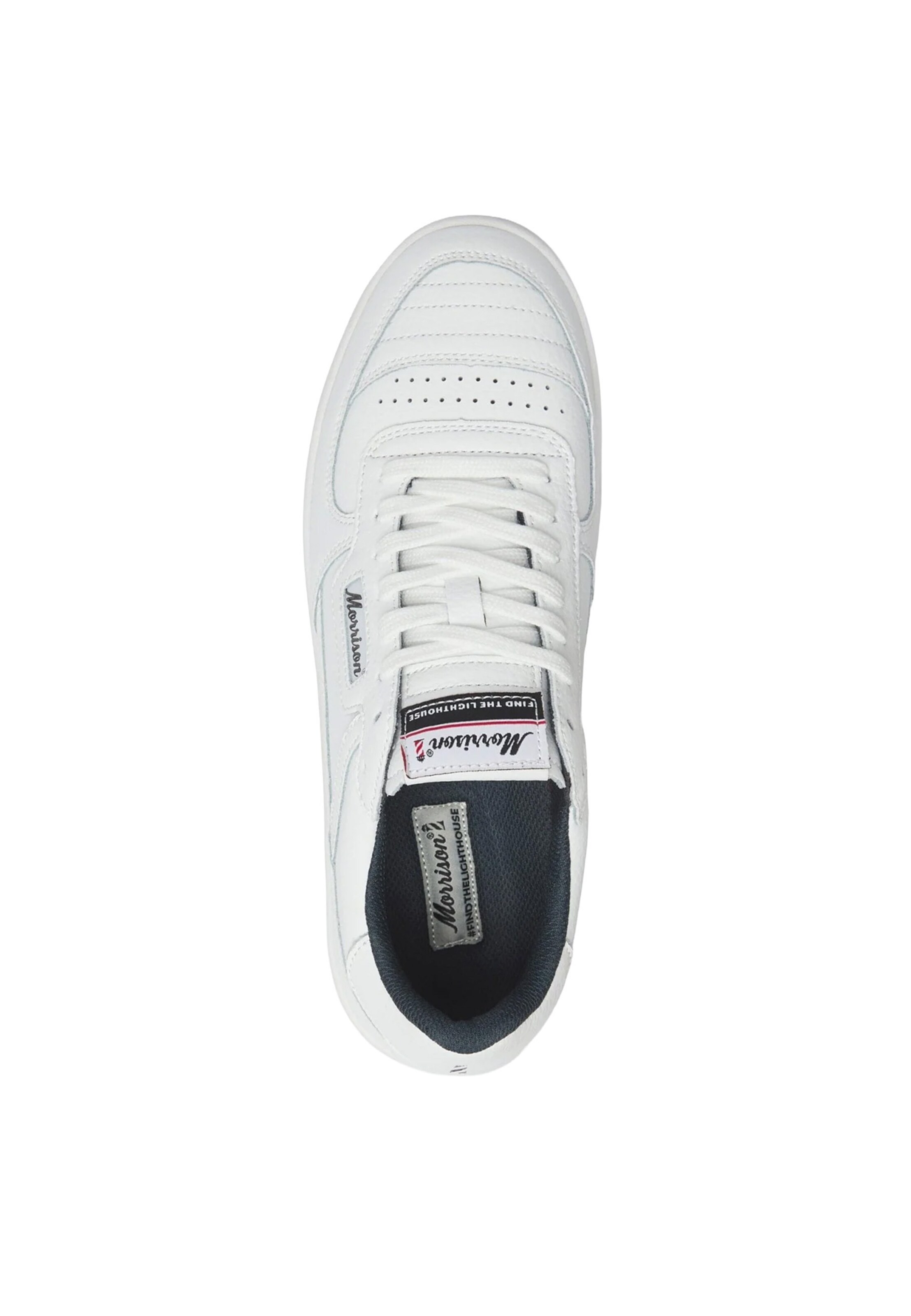 Baskets basses 'Zeta' Morrison en blanc