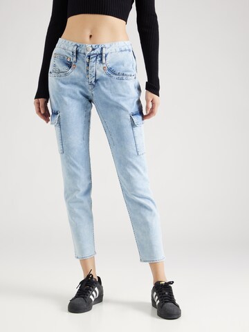 Effilé Jeans cargo 'Shyra' Herrlicher en bleu : devant