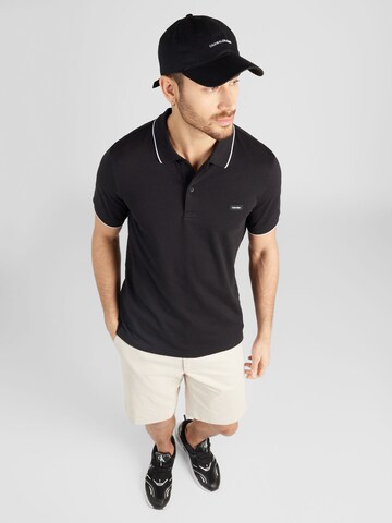 Calvin Klein Poloshirt in Schwarz