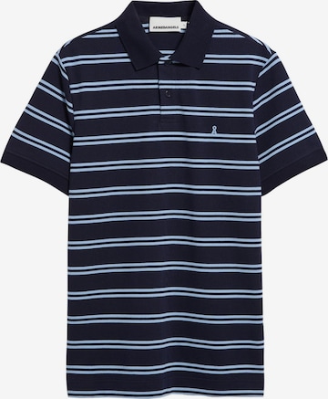ARMEDANGELS Polo- Shirt STRIPED POLO in Blau: Vorderseite