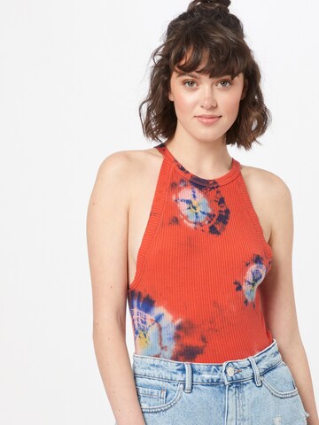 Free People Knitted Top 'EASY BREEZY' in Red: front