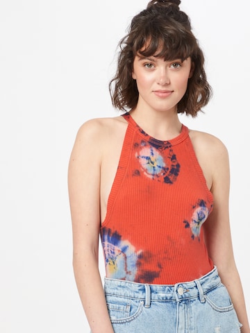 Free People Knitted top 'EASY BREEZY' in Red: front