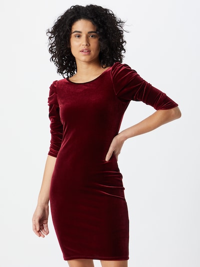 Dorothy Perkins Koktejlové šaty - vínově červená, Model/ka