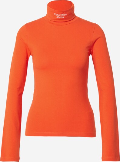 Calvin Klein Jeans Shirt in Orange / White, Item view
