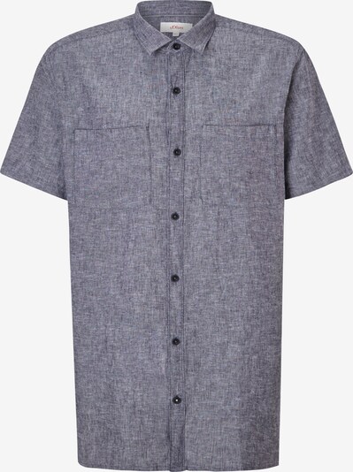 s.Oliver Men Tall Sizes Button Up Shirt in Dusty blue, Item view