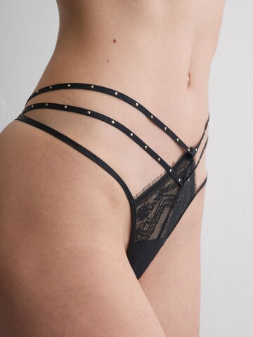 INTIMISSIMI String 'FLIRT FEARLESSLY' in Schwarz