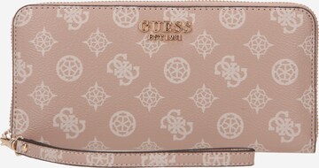 Porte-monnaies 'LAUREL' GUESS en rose : devant