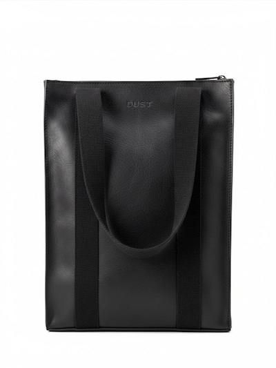 THE DUST COMPANY Cabas 'Leather Tote Black Manhattan Collection' en 40 cm x 20 cm x 12 cm en noir, Vue avec produit
