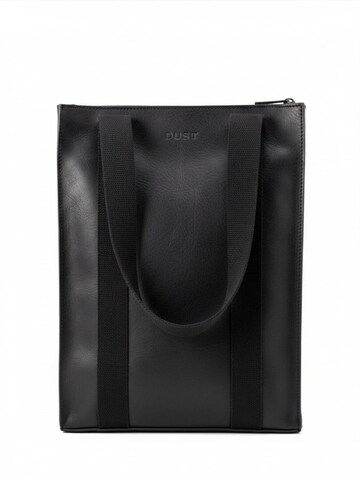THE DUST COMPANY Shopper 'Leather Tote Black Manhattan Collection' in Black: front