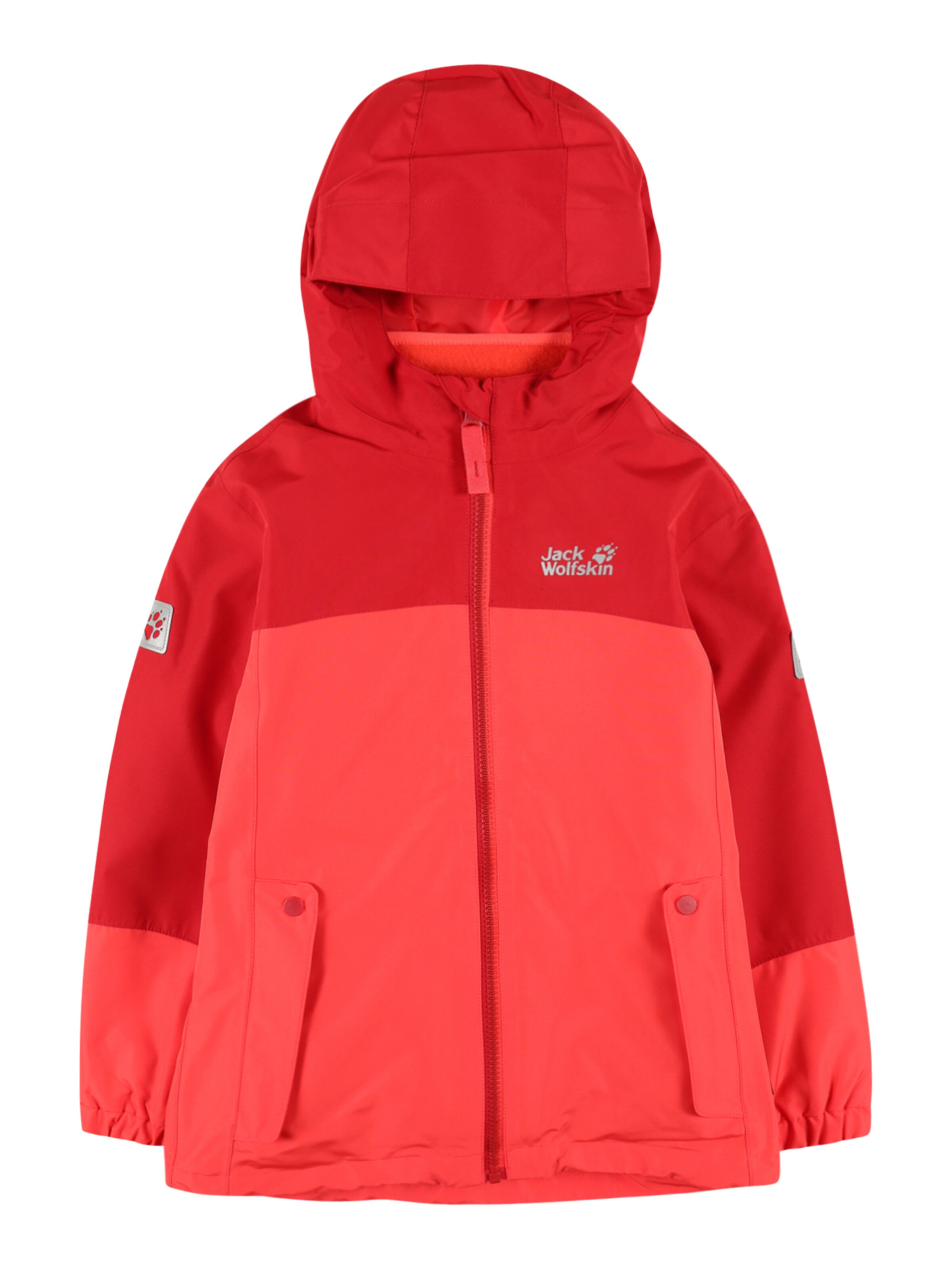jack wolfskin red coat