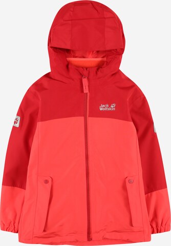 JACK WOLFSKIN Performance Jacket 'Iceland' in Red: front