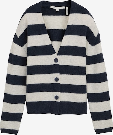 Cardigan TOM TAILOR DENIM en bleu : devant