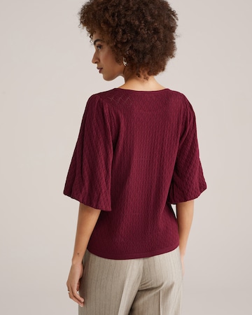 raudona WE Fashion Megztinis