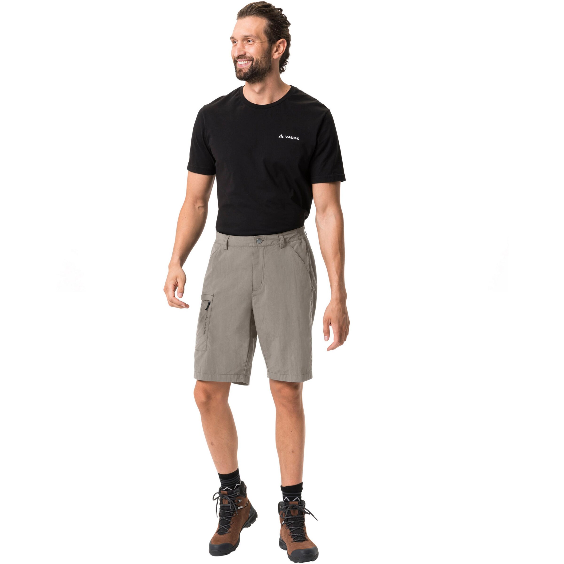 VAUDE Regular Outdoor trousers 'Farley' in Grey