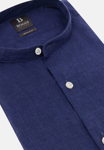 Boggi Milano Regular fit Overhemd in Blauw