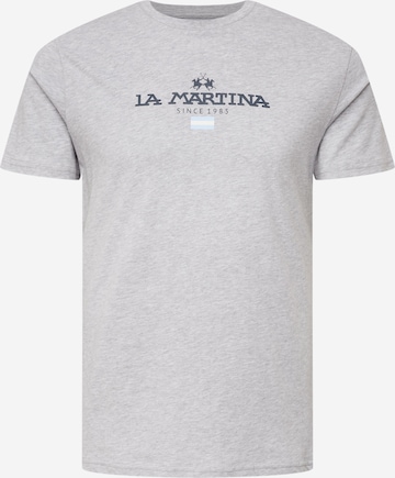 La Martina T-Shirt in Grau: predná strana