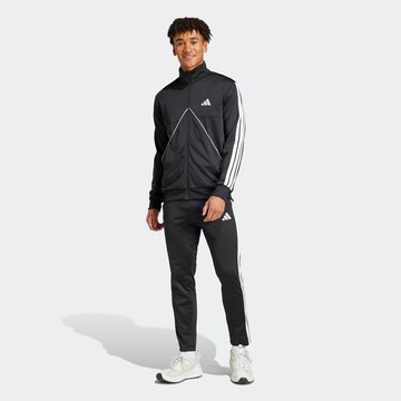 ADIDAS SPORTSWEAR Trainingspak in Zwart: voorkant