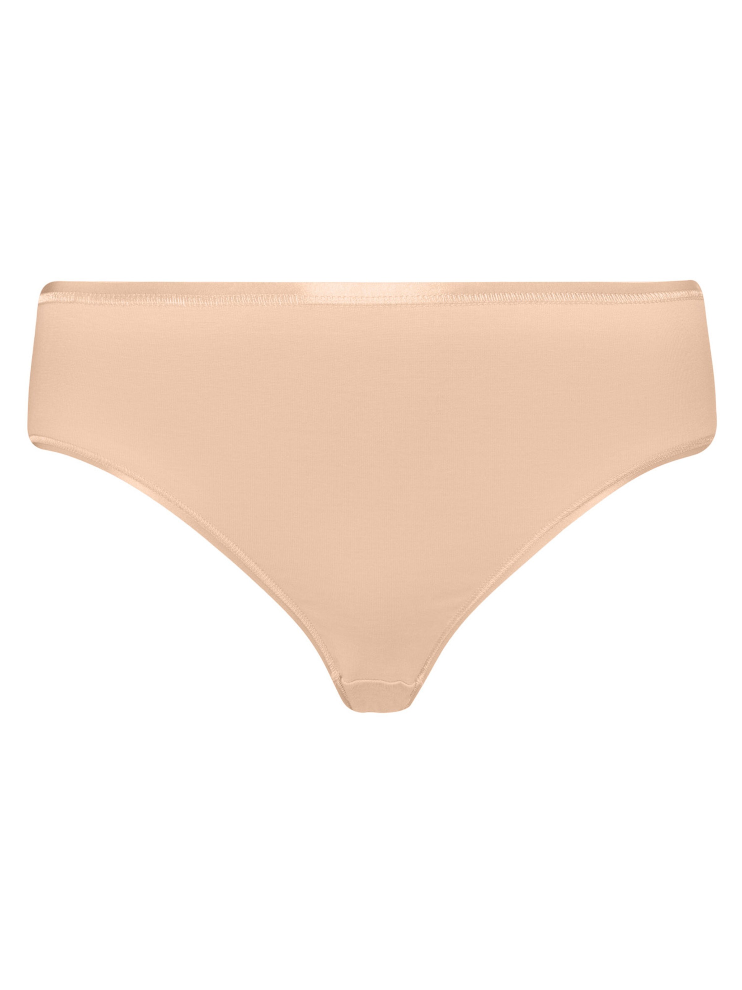 Hanro Panty 'Cotton Seamless' in Beige: front
