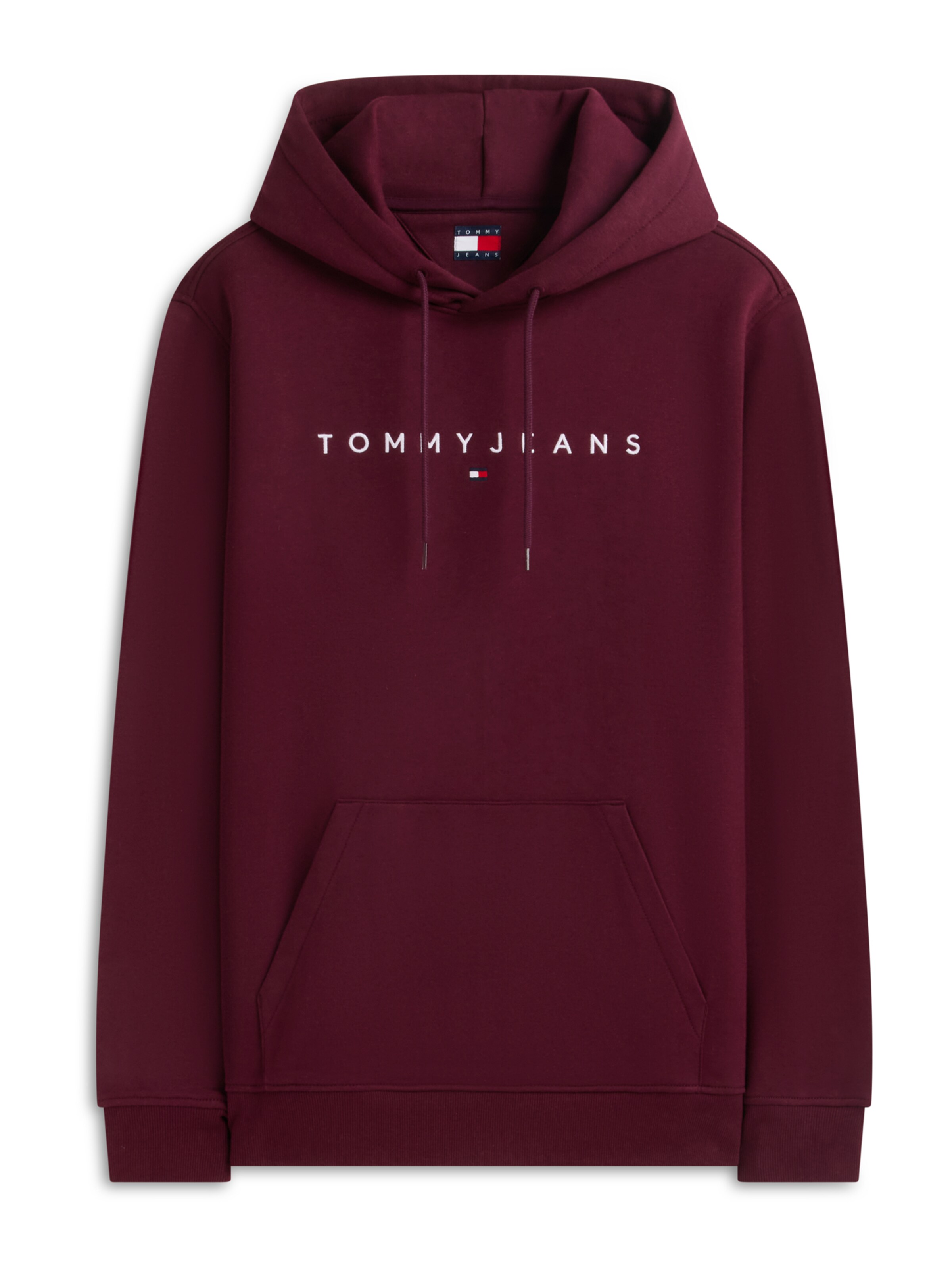 purpurinė Tommy Jeans Megztinis be užsegimo: priekis