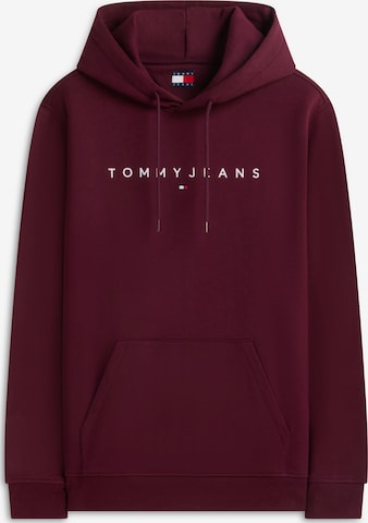 purpurinė Tommy Jeans Megztinis be užsegimo: priekis