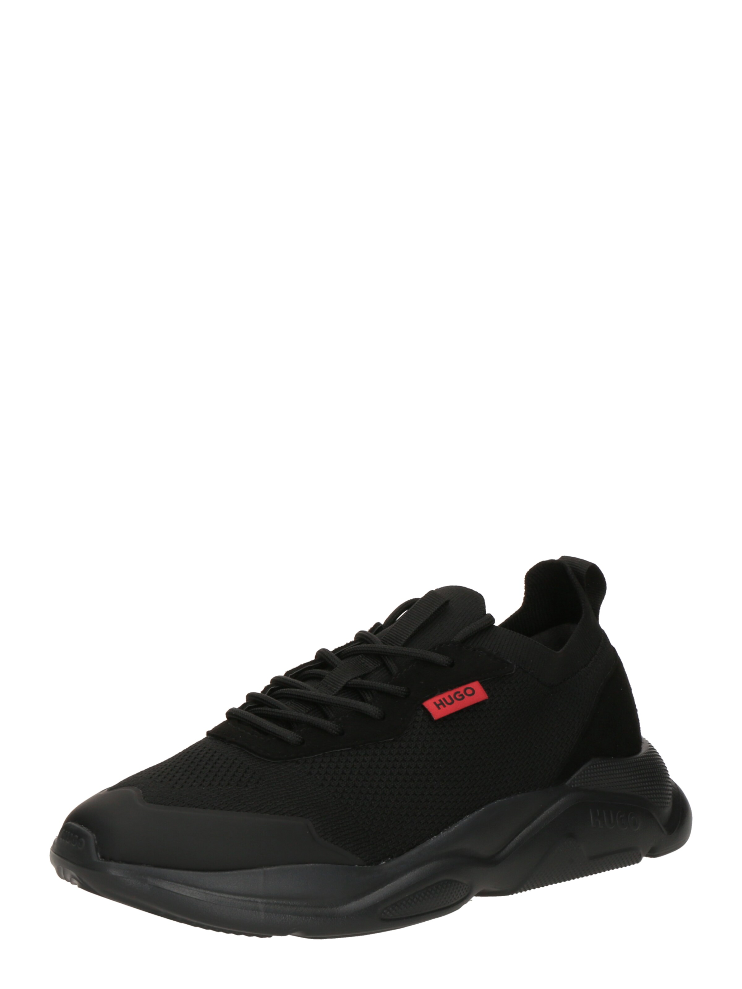 HUGO Sneakers 'Leon' in Black: front