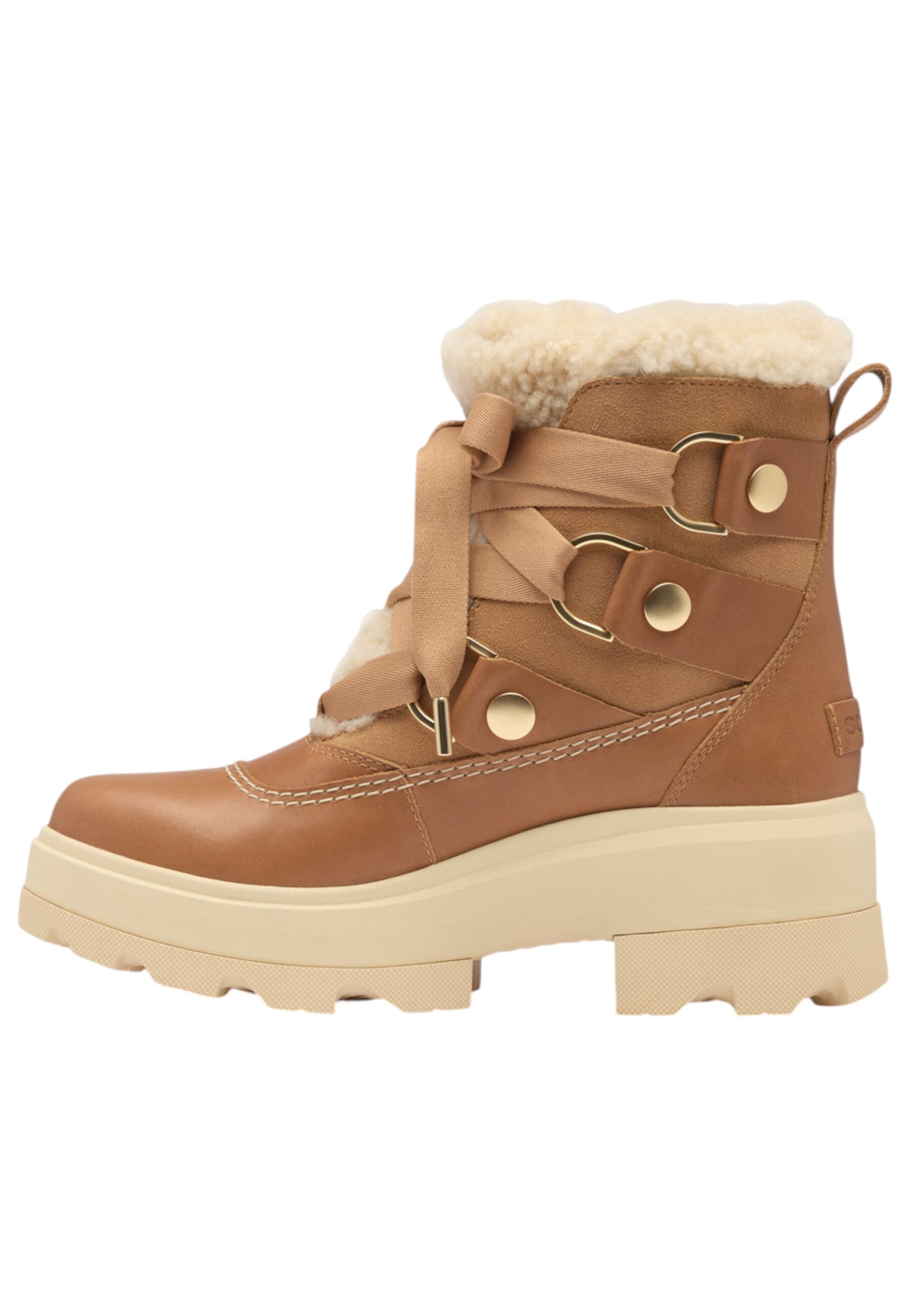 SOREL Stiefelette 'Joan FRWD Cozy' in Braun: Vorderseite