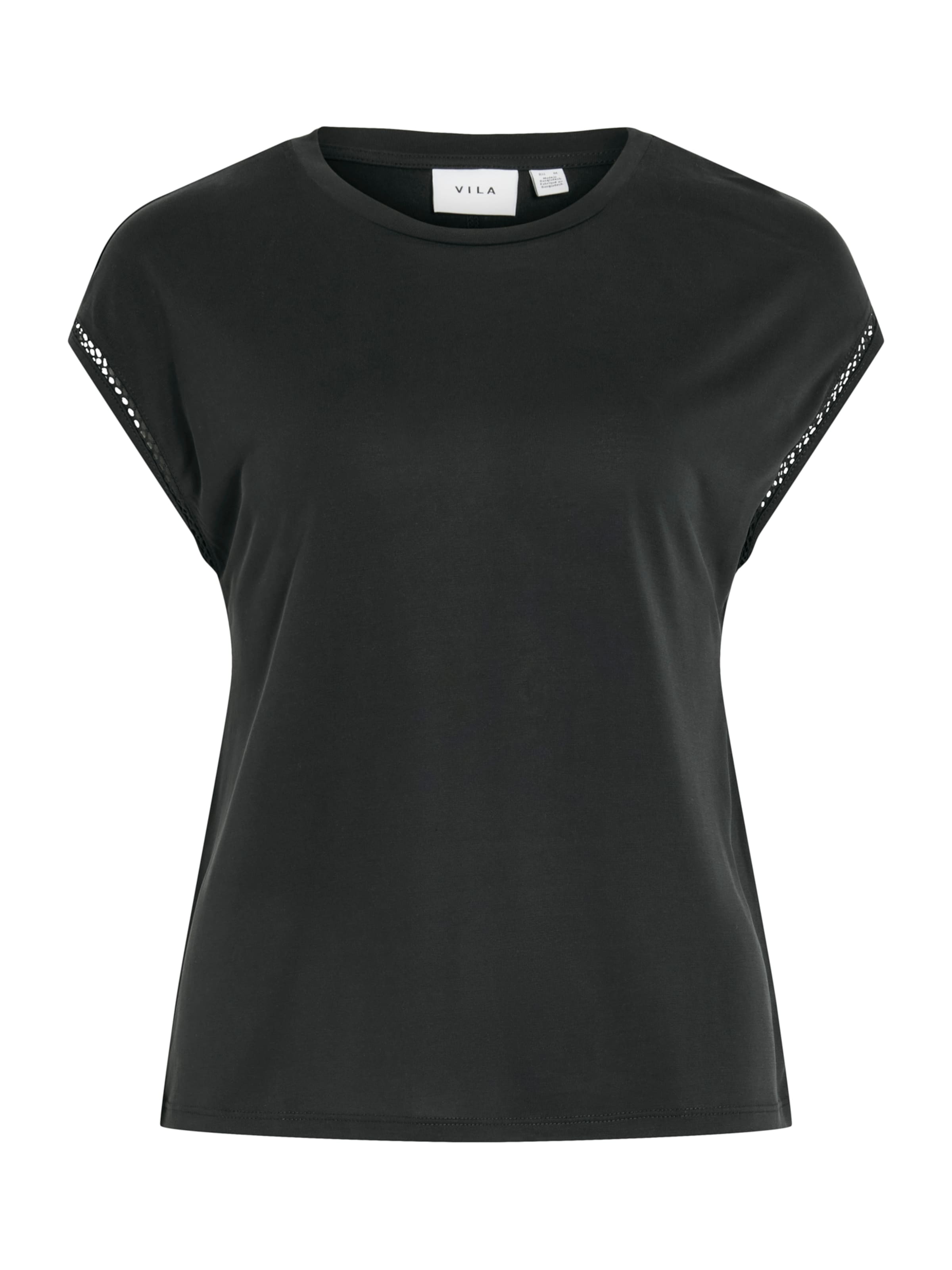 VILA T-shirt 'VIMODALA' i svart: framsida