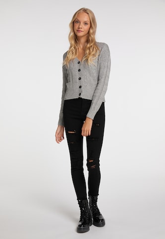 MYMO Knit Cardigan in Grey