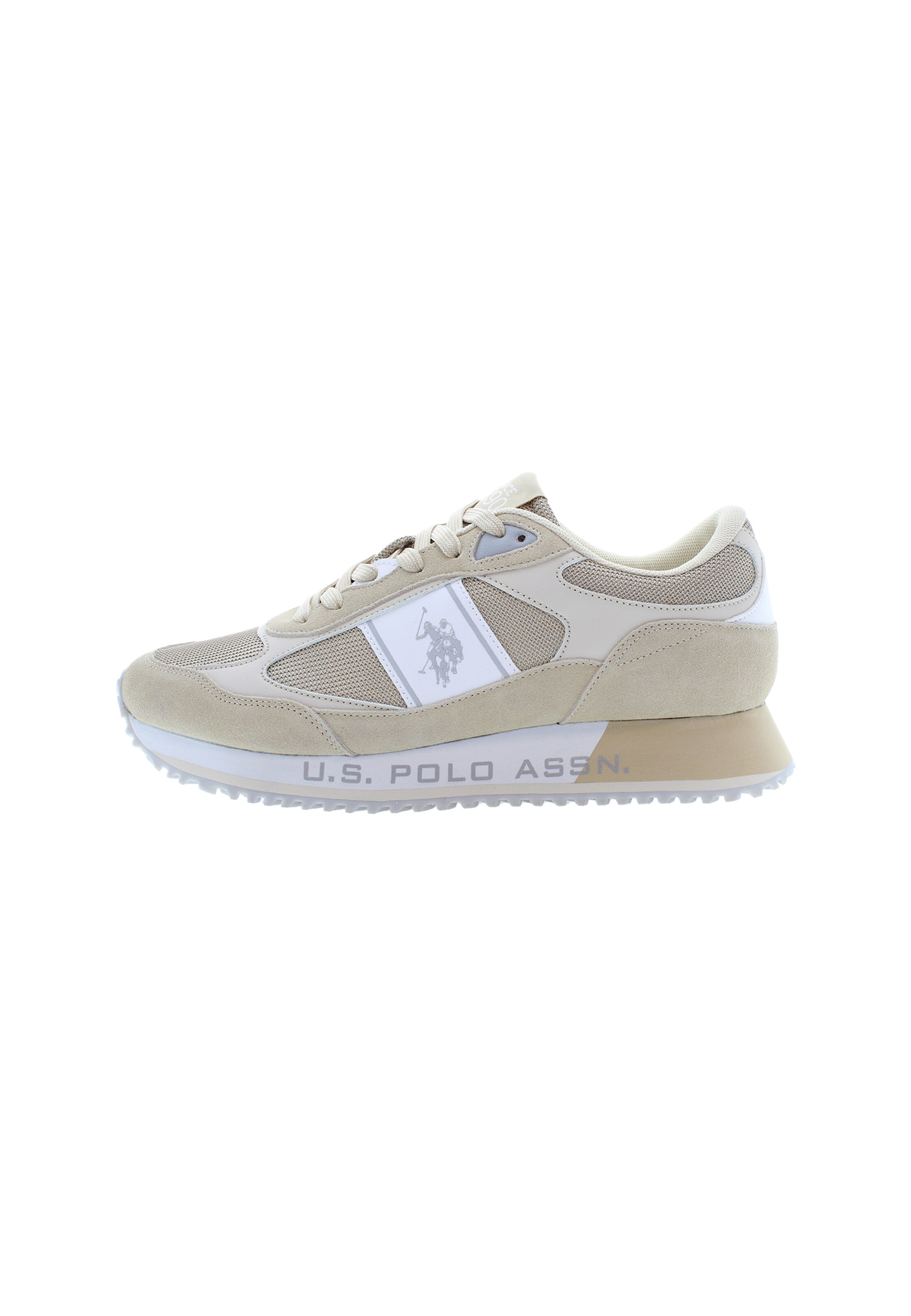 U.S. POLO ASSN. Sneaker 'Cleef007' in Beige: Vorderseite