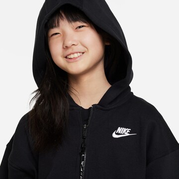 Veste de survêtement 'NSW CLUB FLEECE' Nike Sportswear en noir