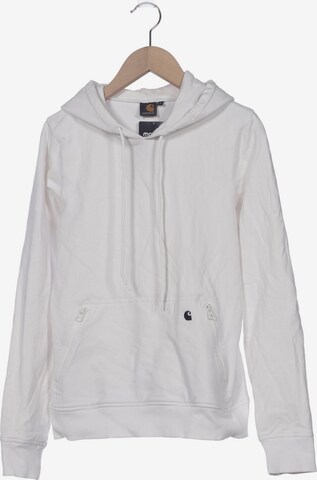 Carhartt WIP Sweatshirt & Zip-Up Hoodie in S in White: front