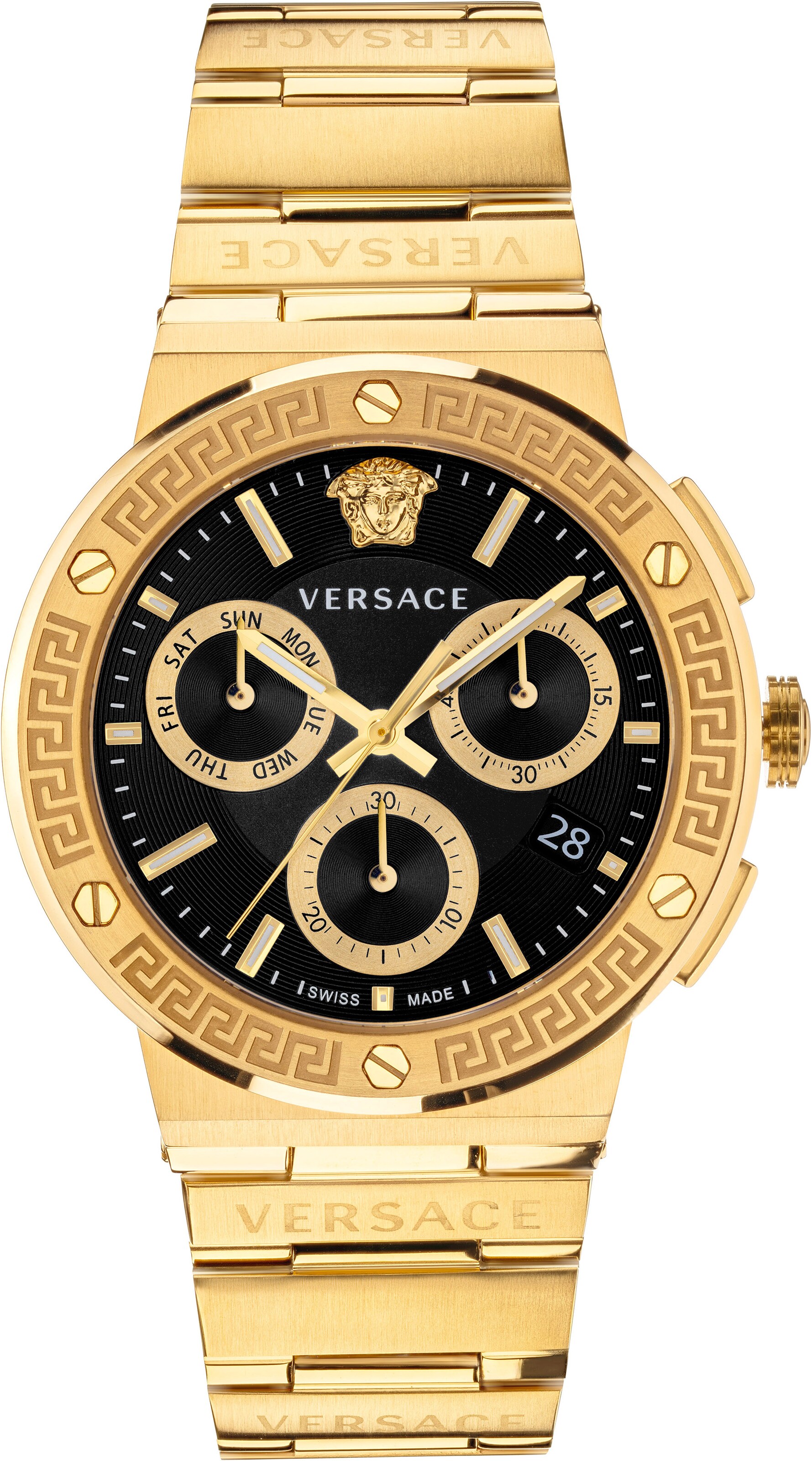 VERSACE Analog watch in Gold: front