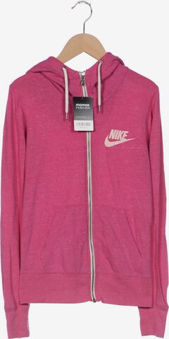 NIKE Sweatshirt & Zip-Up Hoodie in XS in Pink: front