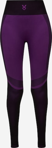 QS Skinny Leggings in Purple: front