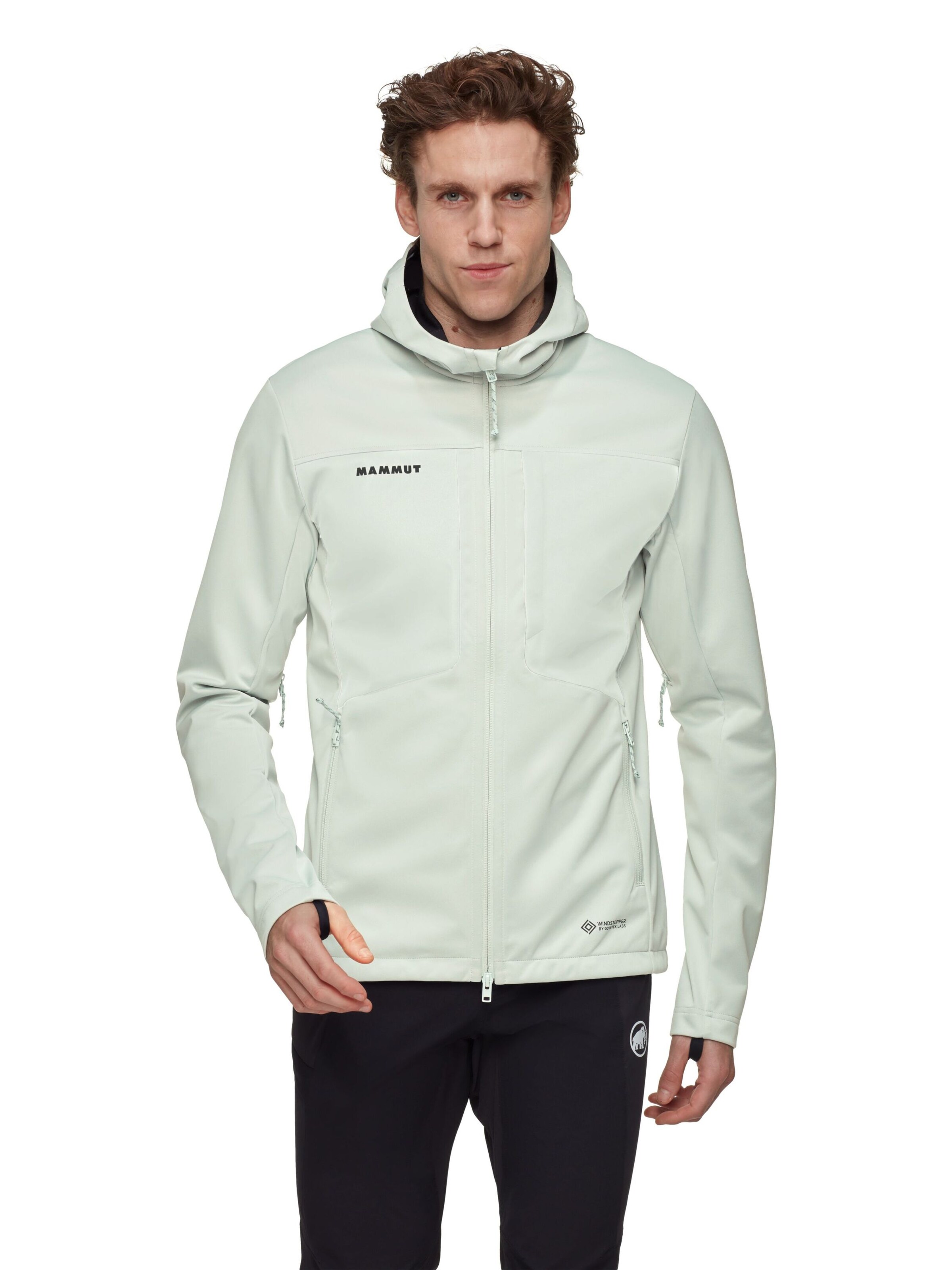 MAMMUT Outdoor jacket in Green: front