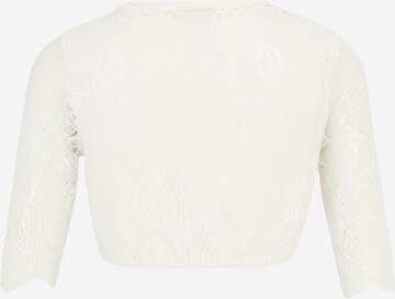 MARJO - Blusa tradicional 'Leona-Elena' en blanco