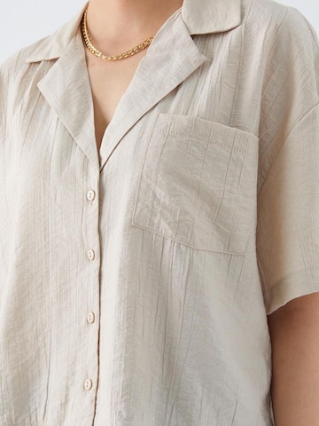MixRay Blouse in Beige