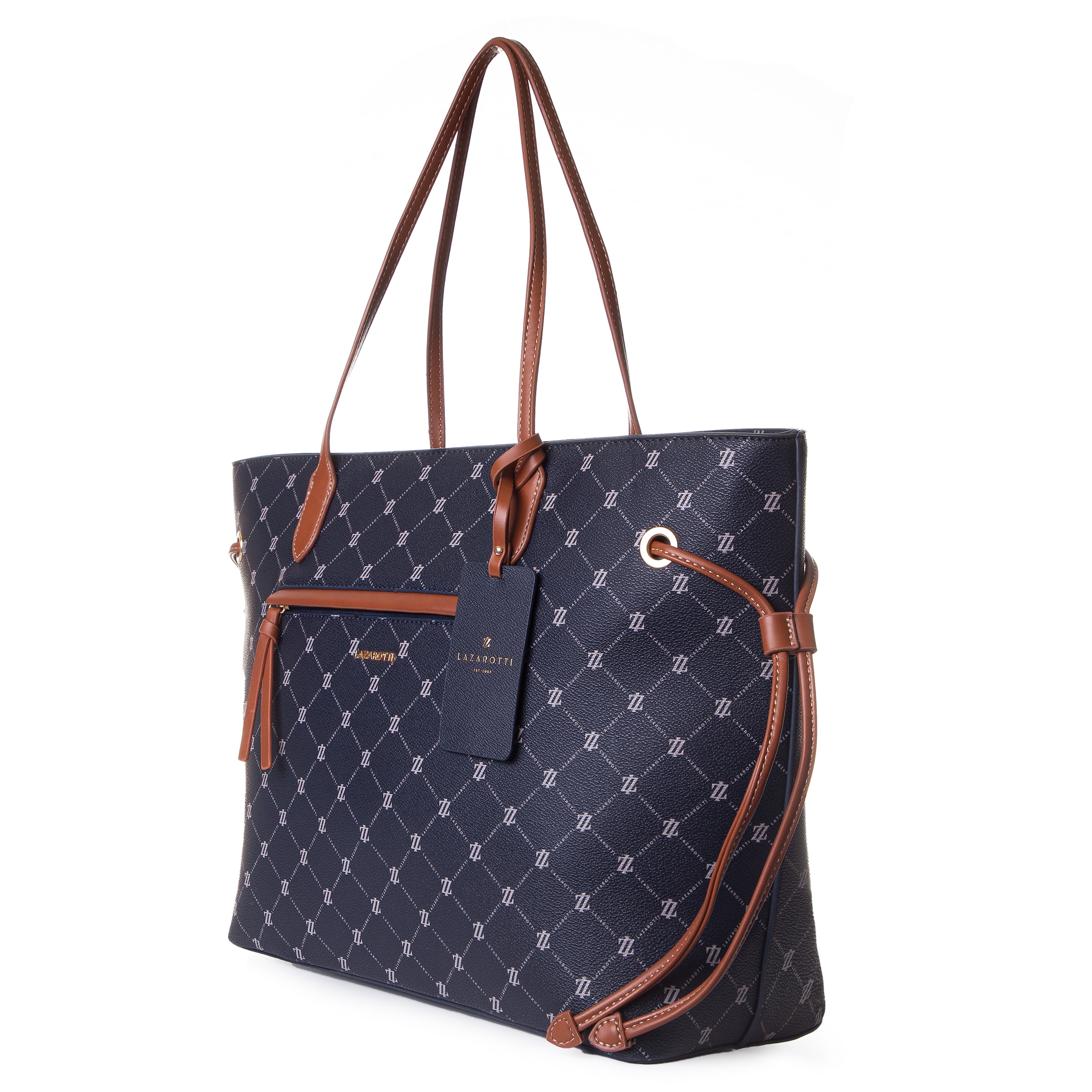 Lazarotti Shopper 'Palermo' in Blauw