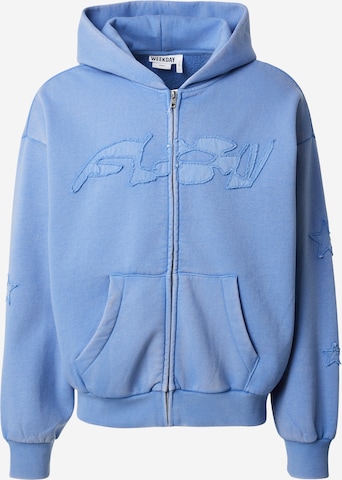 WEEKDAYGornji dio trenirke - plava boja: prednji dio