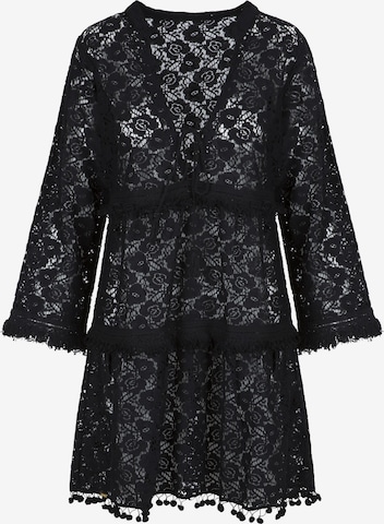 LingaDore Kimono in Black: front