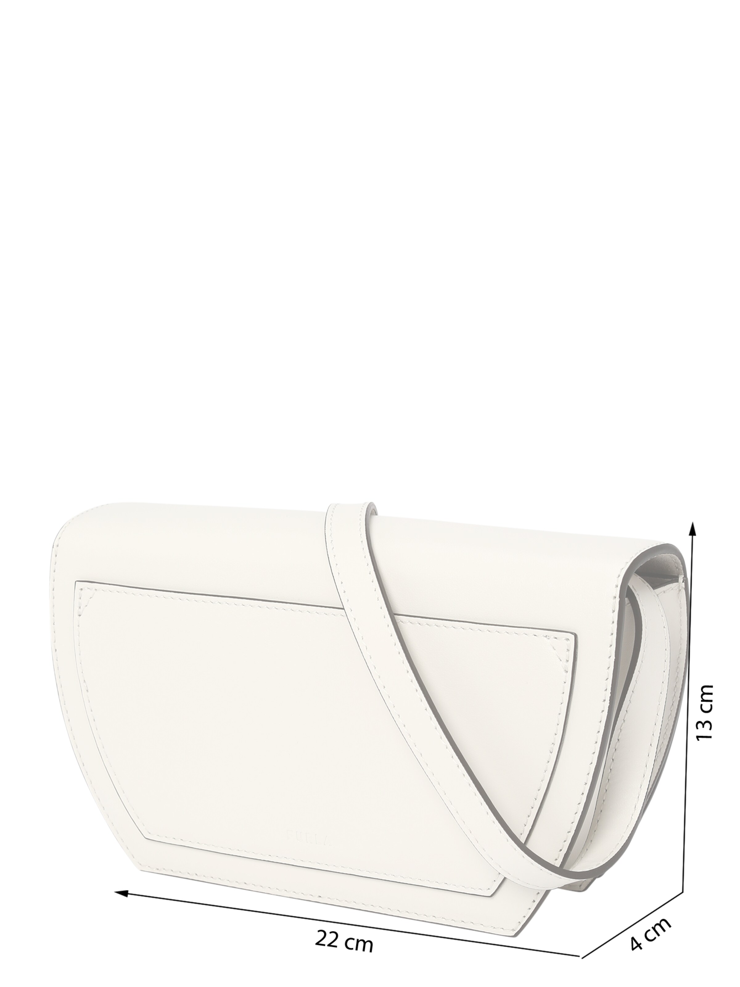 FURLA Torba za čez ramo | bela barva